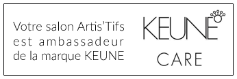 Artis'Tifs est embassadeur de la marque KEUNE CARE